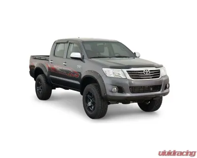 Bushwacker 11-13 Toyota Hilux Pocket Style Flares 4pc 59.8in Bed - Black - 31929-02