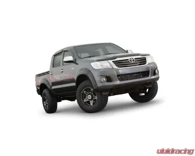 Bushwacker 11-13 Toyota Hilux Pocket Style Flares 4pc 59.8in Bed - Black - 31929-02