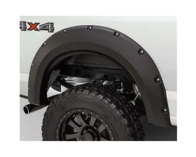 Bushwacker Fender Flares Max Pocket Style 2pc Rear Chevrolet Silverado 1500 2014-2017