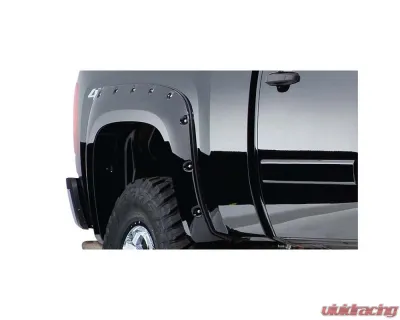 Bushwacker FENDER FLARES POCKET STYLE 2PC Chevrolet Silverado 1500 Rear 2007-2013 - 40094-02