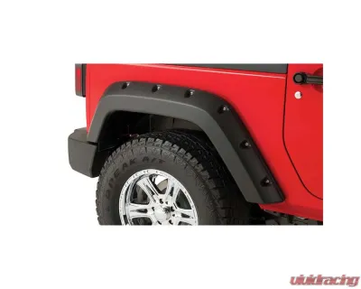 Bushwacker FENDER FLARES POCKET STYLE 2PC Chevrolet Avalanche Rear 2003-2006 - 40096-02
