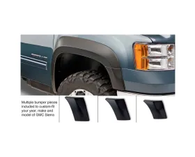 Bushwacker Fender Flares Extend-A-Fender Style 2Pc Front GMC Sierra 2007-2013