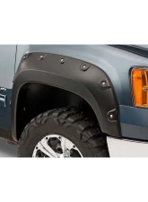 Bushwacker  Fender Flares Boss Pocket Style 4Pc GMC Sierra Front and Rear 2007-2010                                     - 40943-02 - Image 2