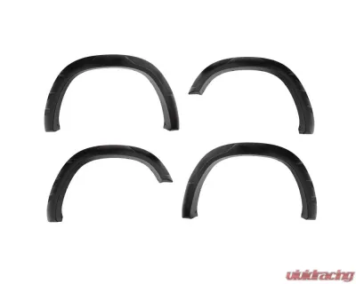 Bushwacker Fender Flares DRT Style 4Pc 2019+ GMC Sierra 1500 Flares - Black - 40946-02