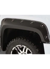 Bushwacker Fender Flares Cutout Style 4Pc GMC Sierra Front and Rear                                     - 40951-02 - Image 2