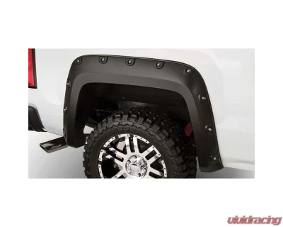 Bushwacker Fender Flares Cutout Style 4Pc GMC Sierra Front and Rear - 40951-02