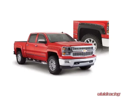 Bushwacker FENDER FLARES POCKET STYLE 4PC Chevrolet Silverado 1500 Front and Rear 2014-2017 - 40959-02