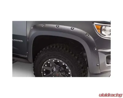 Bushwacker FENDER FLARES POCKET STYLE 4PC Chevrolet Colorado Front and Rear 2015-2021 - 40970-02