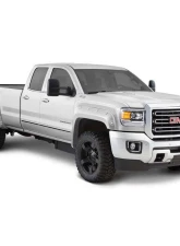 Bushwacker Fender Flares Pocket Style-Color Summit White Smooth Finish 4 Pc GMC Sierra 2016-2018                                     - 40974-14 - Image 2