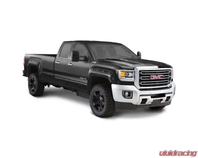 Bushwacker 16-18 GMC Sierra 1500 Pocket Style Flares 4pc - Onyx Black - 40974-34