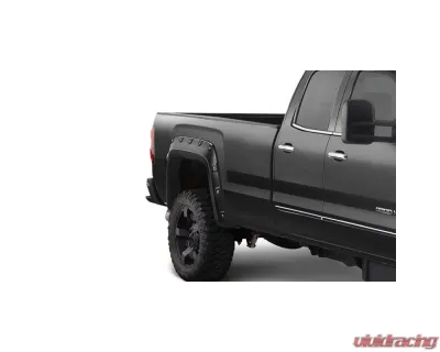 Bushwacker 16-18 GMC Sierra 1500 Pocket Style Flares 4pc - Onyx Black - 40974-34
