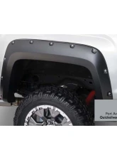 Bushwacker Fender Flares Pocket Style-Color Quicksilver Metallic Smooth Finish 4 Pc GMC Sierra 2016-2018                                     - 40974-54 - Image 2