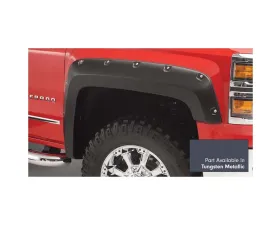 Bushwacker Fender Flares Pocket Style-Color Abalone White Tricoat Smooth Finish 4 Pc GMC Sierra 2016-2018