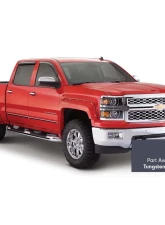 Bushwacker Fender Flares Pocket Style-Color Abalone White Tricoat Smooth Finish 4 Pc GMC Sierra 2016-2018                                     - 40974-64 - Image 2