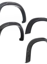 Bushwacker Fender Flares DRT Style 4Pc 2019+ Chevrolet Silverado 1500 Flares - Black                                     - 40984-02 - Image 3