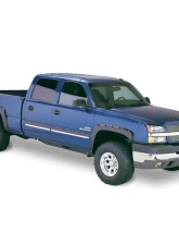 Bushwacker Pocket Style Fender Flares 74in 4pc Smooth Black Chevrolet Colorado 2021-2022                                     - 40991-02 - Image 3