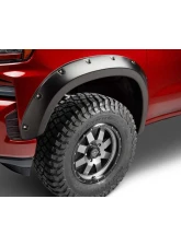 Bushwacker Smooth Black Pocket Style Fender Flares 4pc Chevrolet Silverado 1500 2019-2023                                     - 40992-02 - Image 4