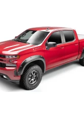 Bushwacker Smooth Black Pocket Style Fender Flares 4pc Chevrolet Silverado 1500 2019-2023                                     - 40992-02 - Image 2