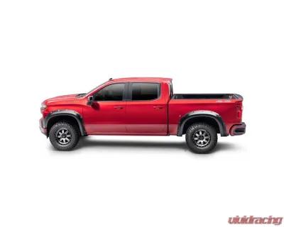 Bushwacker Smooth Black Pocket Style Fender Flares 4pc Chevrolet Silverado 1500 2019-2023 - 40992-02