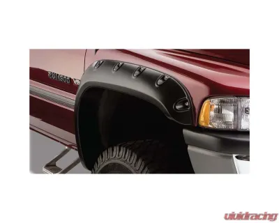 Bushwacker FENDER FLARES POCKET STYLE 2PC Dodge Front - 50029-02