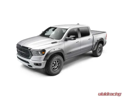 Bushwacker 2019 Ram 1500 Crew and Extended Cab Pocket Style Flares 4pc 5ft 6in & 6ft 4in Bed - Black - 50924-02