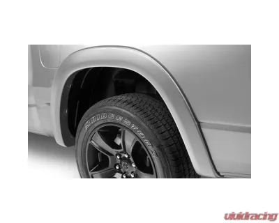 Bushwacker Fender Flares OE Style Color Billet Silver Metallic Smooth Finish 4 Pc Ram 1500 2019-2021 - 50928-95