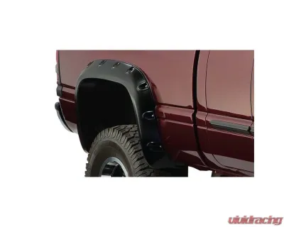 Bushwacker 86-95 Suzuki Samurai Pocket Style Flares 2pc - Black - 60016-07