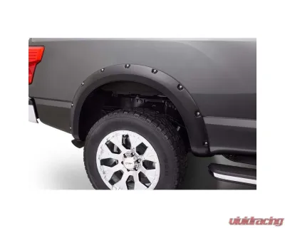 Bushwacker FENDER FLARES POCKET STYLE 2PC Nissan Titan Rear 2004-2015 - 70014-02