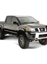 Bushwacker FENDER FLARES POCKET STYLE 4PC Nissan Titan Front and Rear 2004-2015                                     - 70907-02 - Image 3