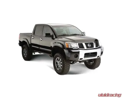 Bushwacker FENDER FLARES POCKET STYLE 4PC Nissan Titan Front and Rear 2004-2015 - 70907-02