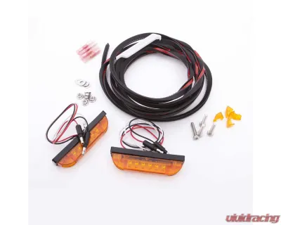 Bushwacker LED Marker Light Kit; 3-Wire; For Use w/Flat Style Flares - PK1-LT1-0003