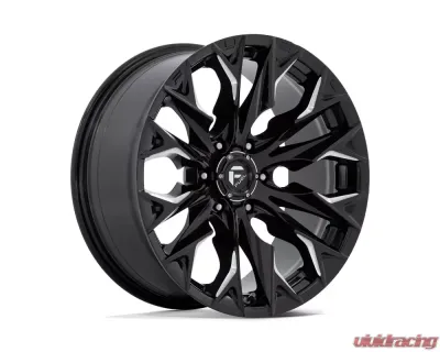 FUEL D803 Flame Wheel 20x9 6x5.5 1mm Gloss Black Milled - D80320908450