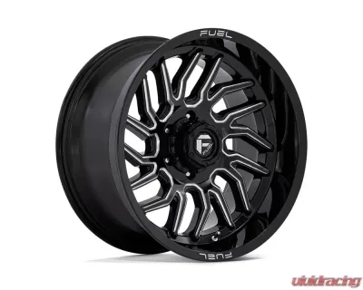 FUEL D807 Hurricane Wheel 20x10 6x135 -18mm Gloss Black Milled - D80720008947