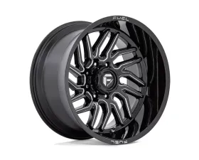 FUEL D807 Hurricane Wheel 20x9 5x5 1mm Gloss Black Milled