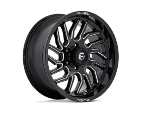 FUEL D807 Hurricane Wheel 20x9 6x5.5 1mm Gloss Black Milled