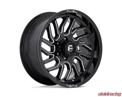 FUEL D807 Hurricane Wheel 20x9 6x5.5 1mm Gloss Black Milled - D80720908450