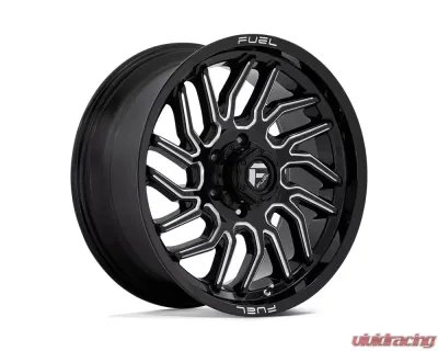 FUEL D807 Hurricane Wheel 20x9 6x5.5 20mm Gloss Black Milled - D80720908457