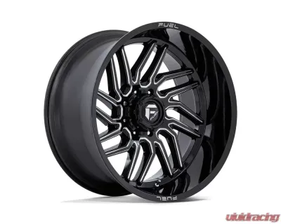 FUEL D807 Hurricane Wheel 24x12 8x6.5 -44mm Gloss Black Milled - D80724208247
