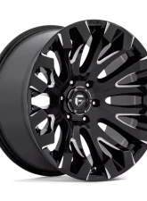 FUEL D828 Quake Wheel 18x9 5x4.5 1mm Gloss Black Milled                                     - D82818906550 - Image 3