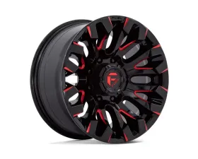 FUEL D829 Quake Wheel 18x9 8x170 1mm Gloss Black Milled Red Tint