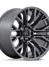 FUEL D848 Rebar Wheel 17x9 6x135 -12mm Matte Gunmetal                                     - D84817908945 - Image 3