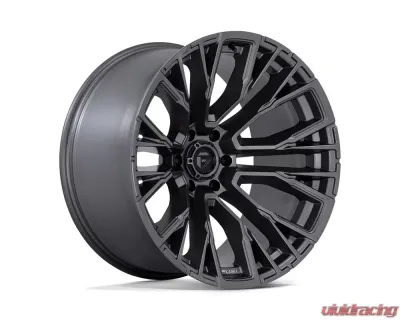 FUEL D848 Rebar Wheel 22x12 6x5.5 -44mm Matte Gunmetal - D84822208447