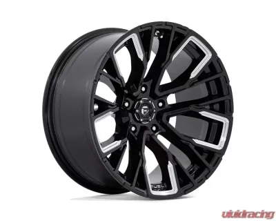 FUEL D849 Rebar Wheel 20x10 5x127 | 5x5 -18mm Gloss Black Milled - D84920007547