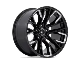 FUEL D849 Rebar Wheel 20x10 5x5.5 -18mm Gloss Black Milled
