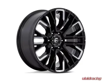 FUEL D849 Rebar Wheel 20x9 6x135 20mm Gloss Black Milled - D84920908957
