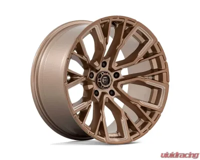 FUEL D850 Rebar Wheel 20x10 5x127 | 5x5 -18mm Platinum Bronze Milled - D85020007547