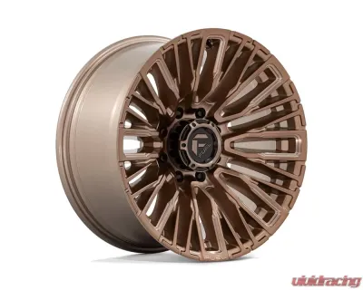 FUEL D850 Rebar Wheel 20x10 8x6.5 -18mm Platinum Bronze Milled - D85020008247