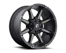 FUEL 1PC D556 Coupler Wheel 20x9 6x5.5 20mm Matte Black Double Dark Tint