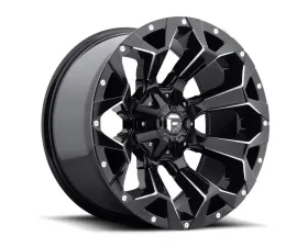 FUEL 1PC D576 Assault Wheel 18x9 5x4.5/5.0 -12mm Gloss Black Milled