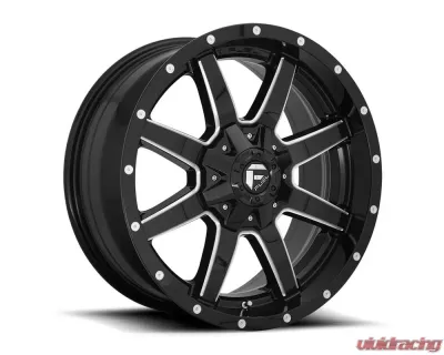 FUEL 1PC D610 Maverick Wheel 18x9 8x170 20mm Gloss Black Milled - D61018901757
